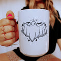 Cute Little Ghost Ceramic Mug 15 oz Peachy Sunday