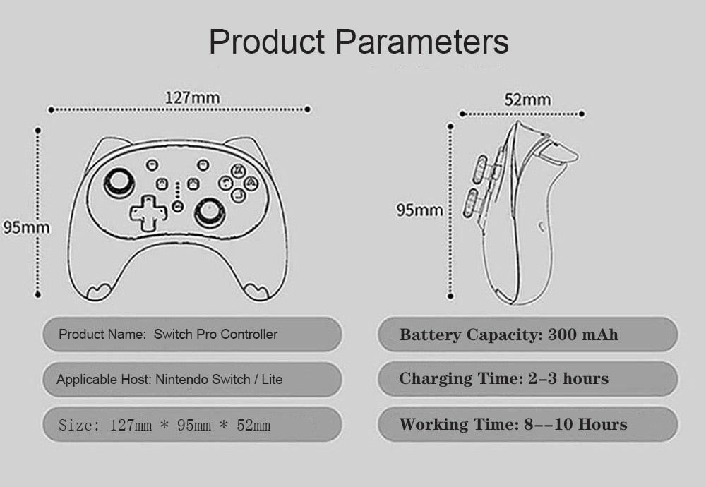 Cute Mini Cat Type Bluetooth Wireless Joystick Gamepad Controller Compatible With PC Laptop Stevvex