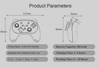 Cute Mini Cat Type Bluetooth Wireless Joystick Gamepad Controller Compatible With PC Laptop Stevvex