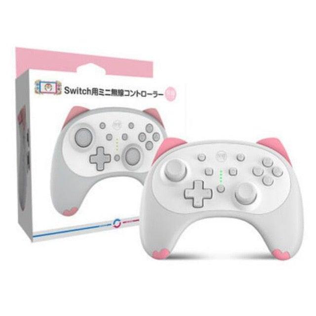Cute Mini Cat Type Bluetooth Wireless Joystick Gamepad Controller Compatible With PC Laptop Stevvex
