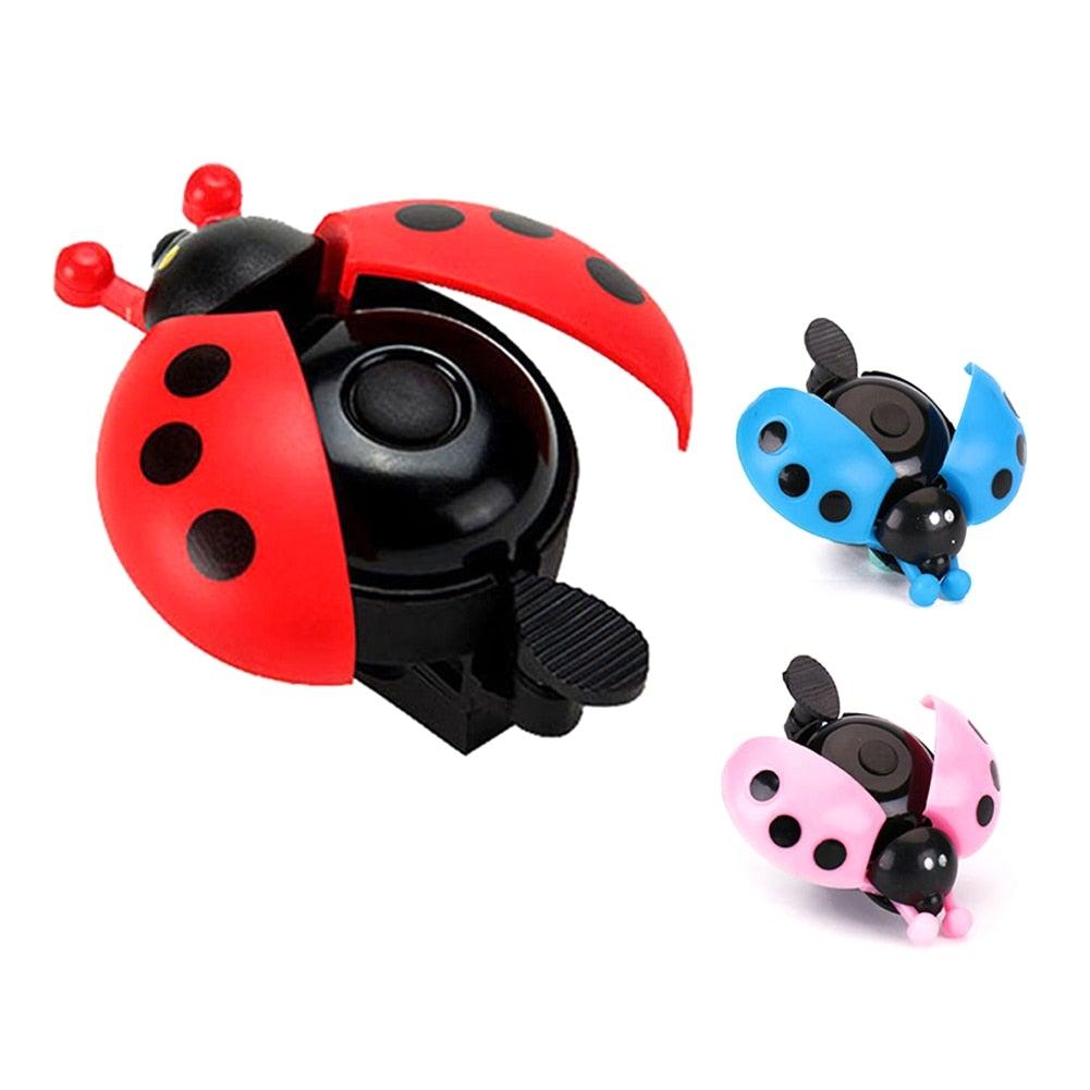 Cute Mini Lovely Beetle Cartoon Ring Bicycle Bell Ring Aluminum Alloy Bike Bell For Cycling Bike Bell Ride Horn Alarm Kid Funny Ladybug Cycling Ride Bike Ring Bell Bike Bells Suitable For Folding Bike Bicycle Horn Loud Sound Stevvex