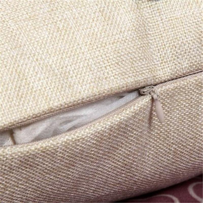 Cute Pet Dog Printed Cushion Cover Linen Pillow Cover Decorative Throw Pillow Cover For Sofa Chair Home Stevvex
