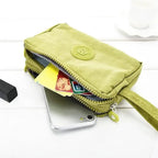 Cute Pink Leather Woman Wallet Fashion Stylish Zipper Mini Bag For Women Short Simple Wallets