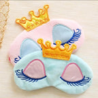 Cute Princess Eye Sleeping Mask Lightweight Eye Patch Comfortable Soft Blindfold Perfect For Blocking Light Stevvex