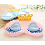 Cute Princess Eye Sleeping Mask Lightweight Eye Patch Comfortable Soft Blindfold Perfect For Blocking Light Stevvex