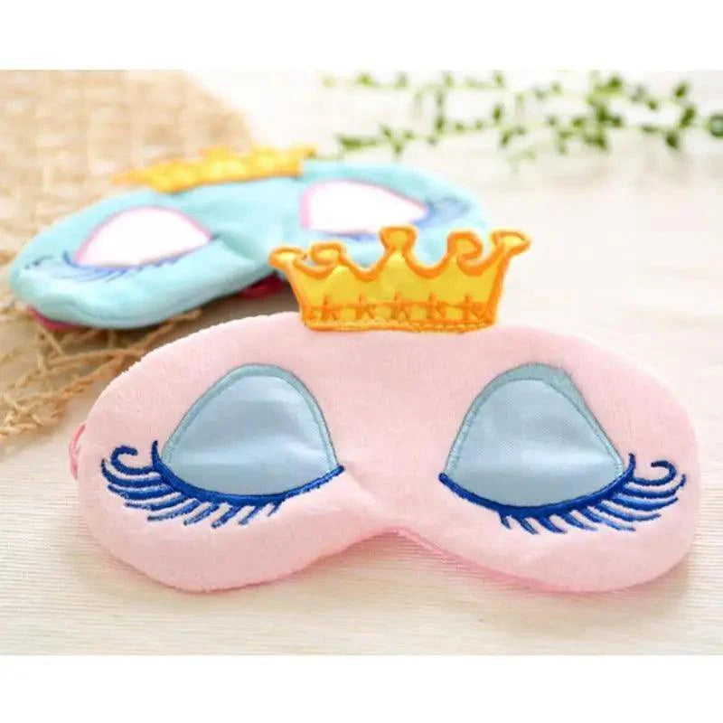 Cute Princess Eye Sleeping Mask Lightweight Eye Patch Comfortable Soft Blindfold Perfect For Blocking Light Stevvex