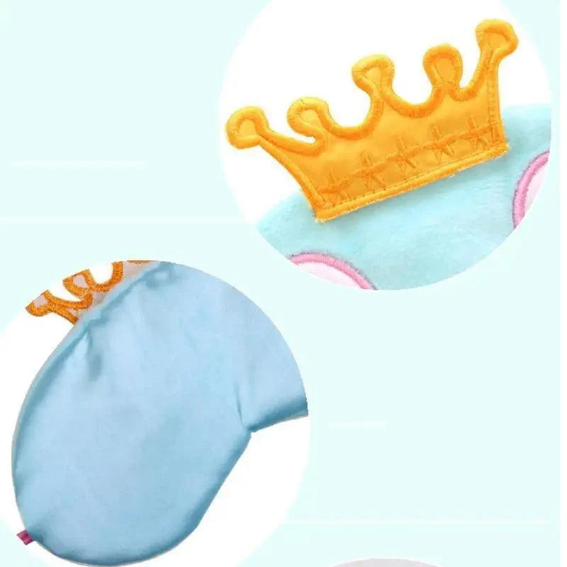 Cute Princess Eye Sleeping Mask Lightweight Eye Patch Comfortable Soft Blindfold Perfect For Blocking Light Stevvex