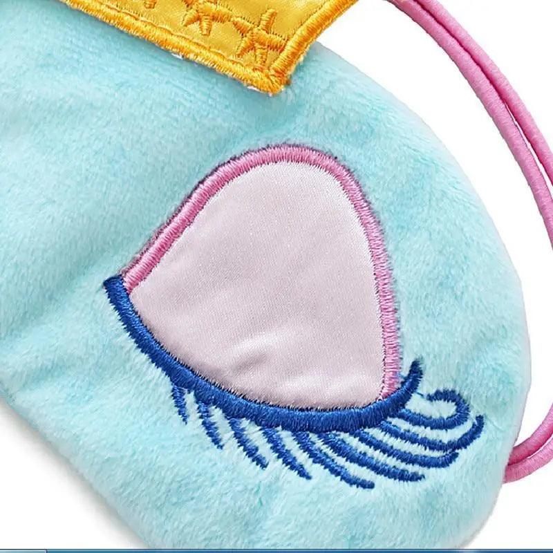 Cute Princess Eye Sleeping Mask Lightweight Eye Patch Comfortable Soft Blindfold Perfect For Blocking Light Stevvex