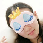 Cute Princess Eye Sleeping Mask Lightweight Eye Patch Comfortable Soft Blindfold Perfect For Blocking Light Stevvex