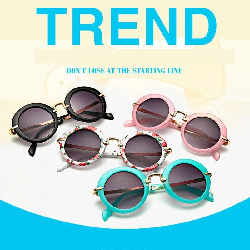 Cute Round Polarized Sunglasses for Kids Girls Boys UV400 Protection Fashionable &  Children's Sunglasses New Cute Baby Round Frame & Colorful Sunshade Mirror For Kids Stevvex
