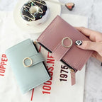 Cute Small Leather Purse For Women And Ladies Fashionable Card Bag Clutch Purse Money Clip Wallet For Females Stevvex