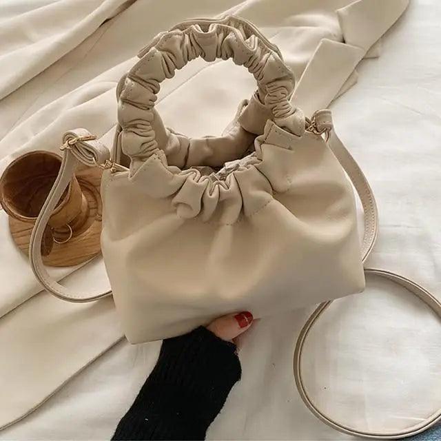 Cute Small Women's Leather Clutches Vintage Style Shoulder Messenger Bags , Handbag And Purses For Women Stevvex