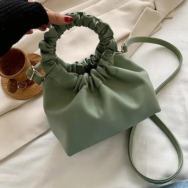 Cute Small Women's Leather Clutches Vintage Style Shoulder Messenger Bags , Handbag And Purses For Women Stevvex