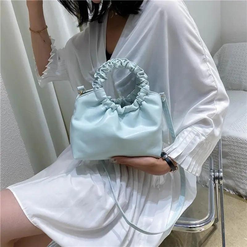 Cute Small Women's Leather Clutches Vintage Style Shoulder Messenger Bags , Handbag And Purses For Women Stevvex