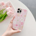 Cute Smooth Flower Phone Case For Iphone 13 11 Pro Max 12 Mini X Xr Xs Max 7 8 Plus Anti Knock Back Phone Cover Case Silicone Ultra Thin Shockproof Mobile Phone Case With Fashion Pattern Soft Bumper Full Body Protective Case For Iphone Stevvex
