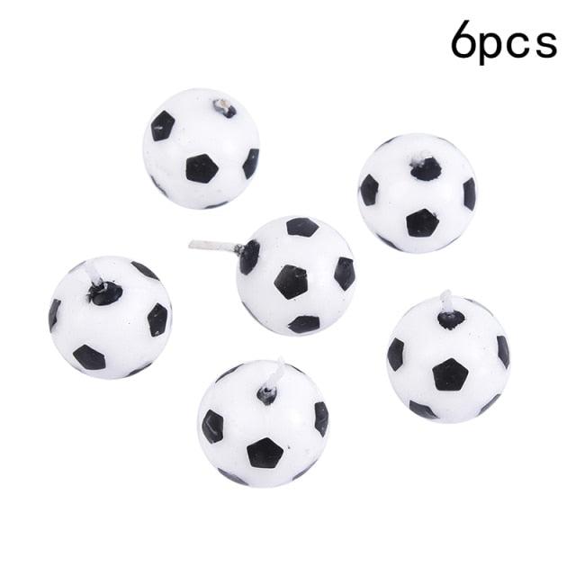 Cute Soccer Ball Football Candles For Birthday Party Kid Football Cake Candles Birthday Candles Soccer Candles Cupcake Toppers Cake Decorating Supplies Decor Wedding Garden Decoration Party Cake Stevvex