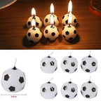 Cute Soccer Ball Football Candles For Birthday Party Kid Football Cake Candles Birthday Candles Soccer Candles Cupcake Toppers Cake Decorating Supplies Decor Wedding Garden Decoration Party Cake Stevvex