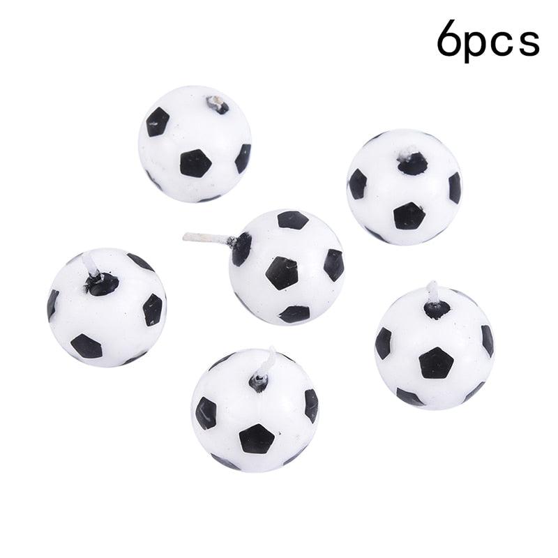 Cute Soccer Ball Football Candles For Birthday Party Kid Football Cake Candles Birthday Candles Soccer Candles Cupcake Toppers Cake Decorating Supplies Decor Wedding Garden Decoration Party Cake Stevvex