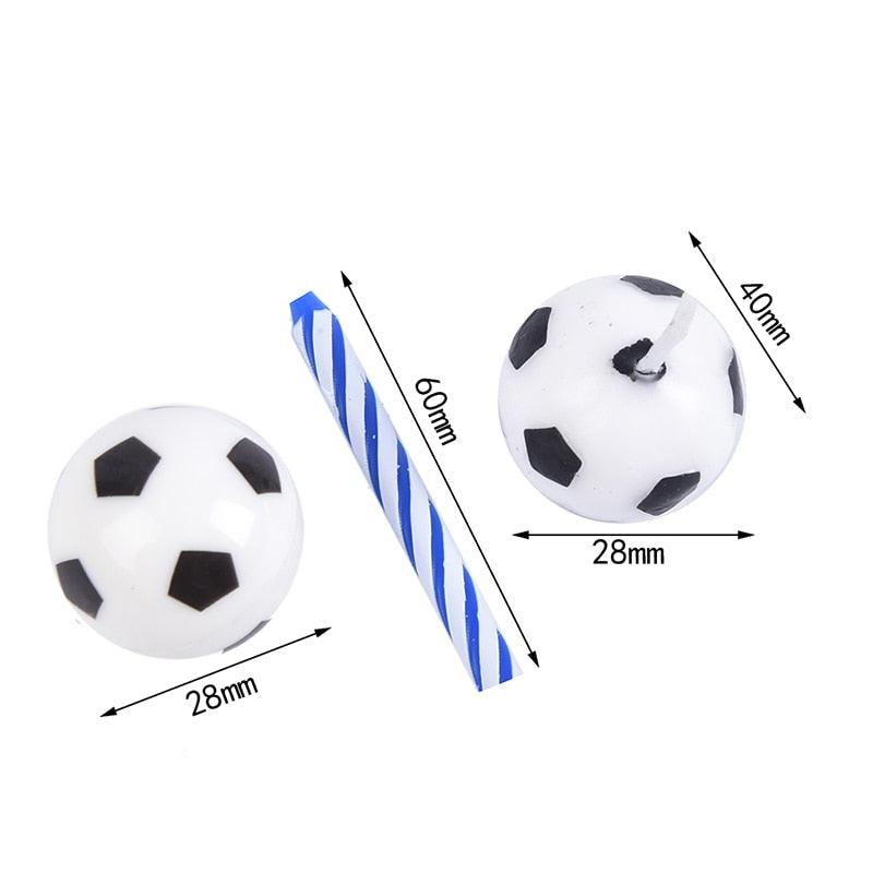 Cute Soccer Ball Football Candles For Birthday Party Kid Football Cake Candles Birthday Candles Soccer Candles Cupcake Toppers Cake Decorating Supplies Decor Wedding Garden Decoration Party Cake Stevvex