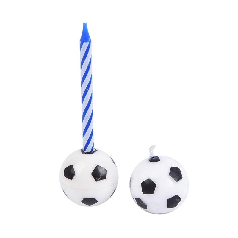 Cute Soccer Ball Football Candles For Birthday Party Kid Football Cake Candles Birthday Candles Soccer Candles Cupcake Toppers Cake Decorating Supplies Decor Wedding Garden Decoration Party Cake Stevvex