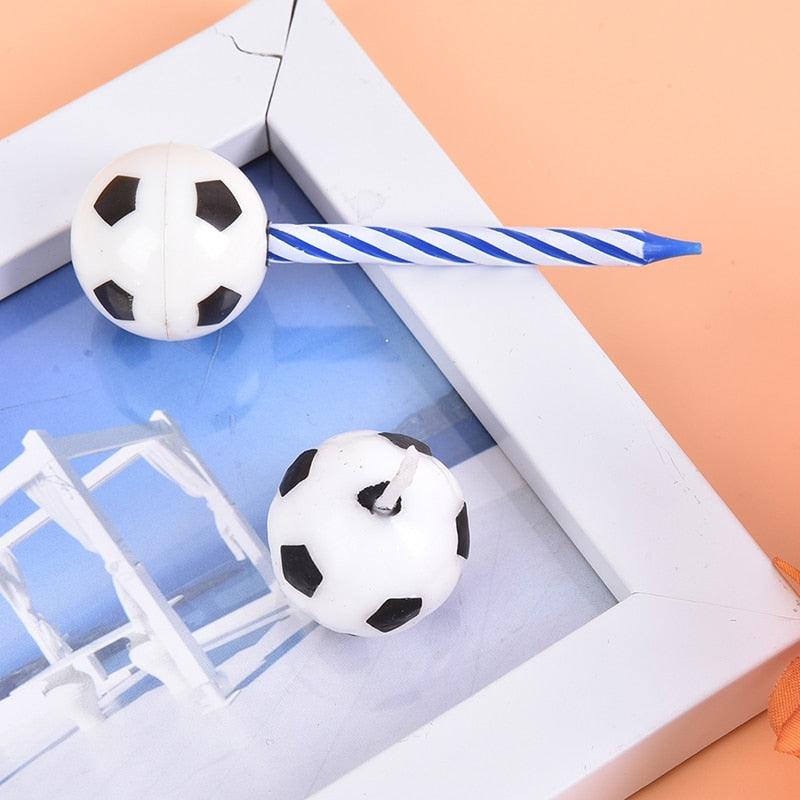 Cute Soccer Ball Football Candles For Birthday Party Kid Football Cake Candles Birthday Candles Soccer Candles Cupcake Toppers Cake Decorating Supplies Decor Wedding Garden Decoration Party Cake Stevvex