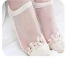 Cute Sock Slipper Women 1 Pair 2 Pieces Silk Spring Summer Thin Breathable Girl Socks Women Socks Breathable Anti-Friction Ultra Thin Socks for Women Transparent Lace Silk Elastic Socks Stevvex