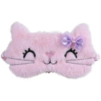 Cute Soft Cat Eye Cover Sleep Mask Comfortable Cartoon Mask Travel Rest Sleeping Aid Eye Patch Sleeping Mask Lightweight Blindfold For Travel Stevvex