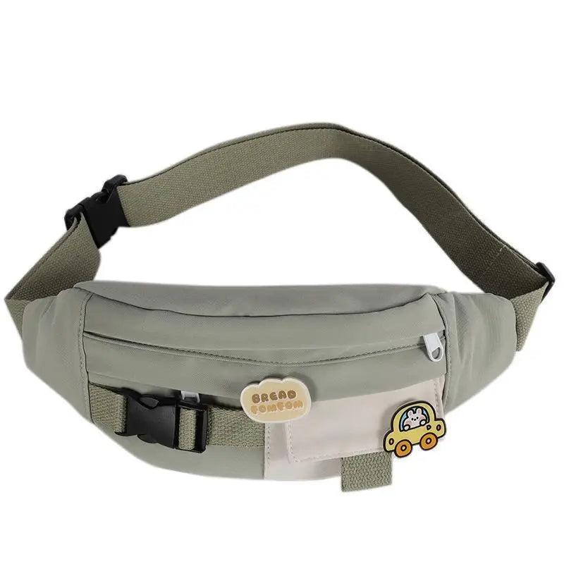 Cute Solid Color Fanny Pack For Girls Trendy Crossbody Chest Bag Belt Waist Packs Workout Traveling Dog Walking Casual Fashion Outdoor Waist Pack Bag Cool Fanny Packs Stevvex