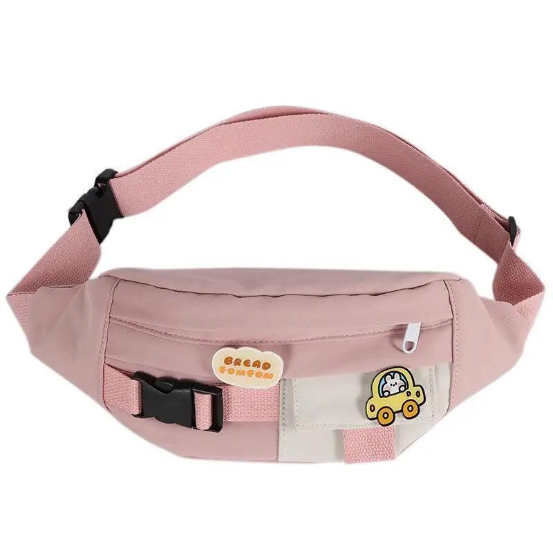Cute Solid Color Fanny Pack For Girls Trendy Crossbody Chest Bag Belt Waist Packs Workout Traveling Dog Walking Casual Fashion Outdoor Waist Pack Bag Cool Fanny Packs Stevvex