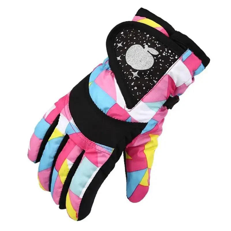 Cute Winter Colorful Mittens For Kids Fashion Style Full-Finger Comfortable And Soft Children Gloves Stevvex