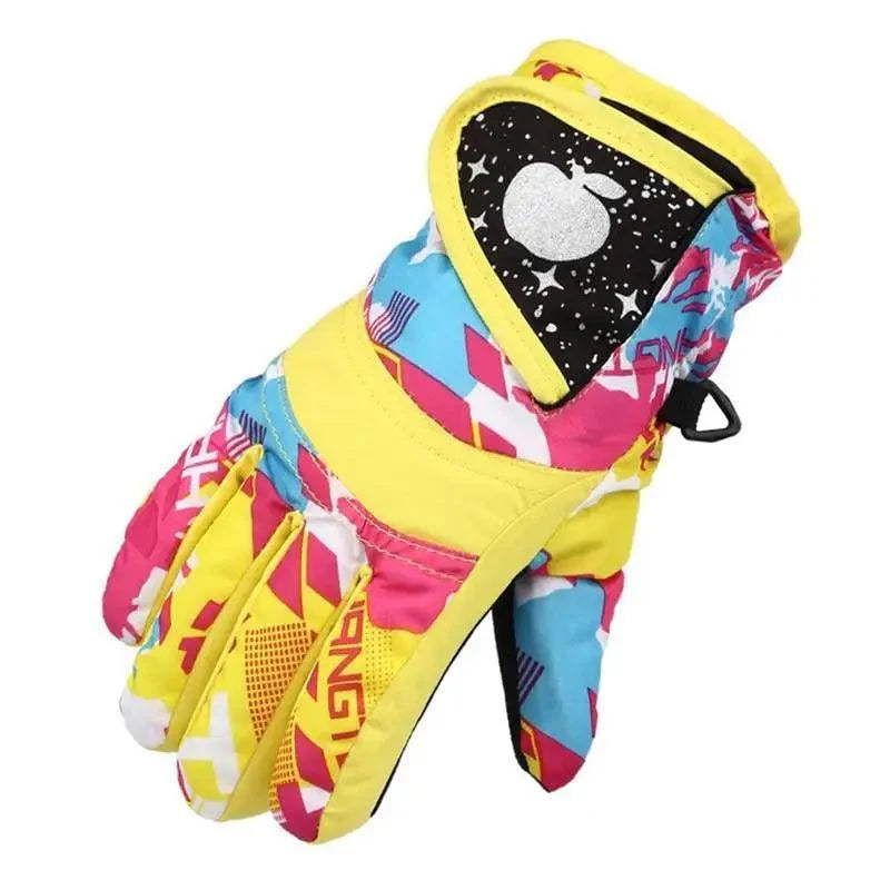 Cute Winter Colorful Mittens For Kids Fashion Style Full-Finger Comfortable And Soft Children Gloves Stevvex