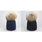Cute Winter Warm Comfortable Cap Detachable Pom Pom Autumn Super Soft Fashionable Caps For Adults And Kids Stevvex
