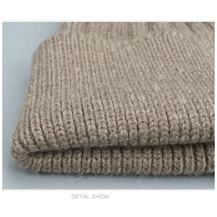 Cute Winter Warm Comfortable Cap Detachable Pom Pom Autumn Super Soft Fashionable Caps For Adults And Kids Stevvex