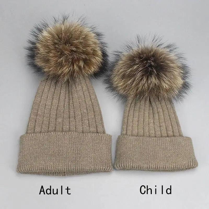 Cute Winter Warm Comfortable Cap Detachable Pom Pom Autumn Super Soft Fashionable Caps For Adults And Kids Stevvex