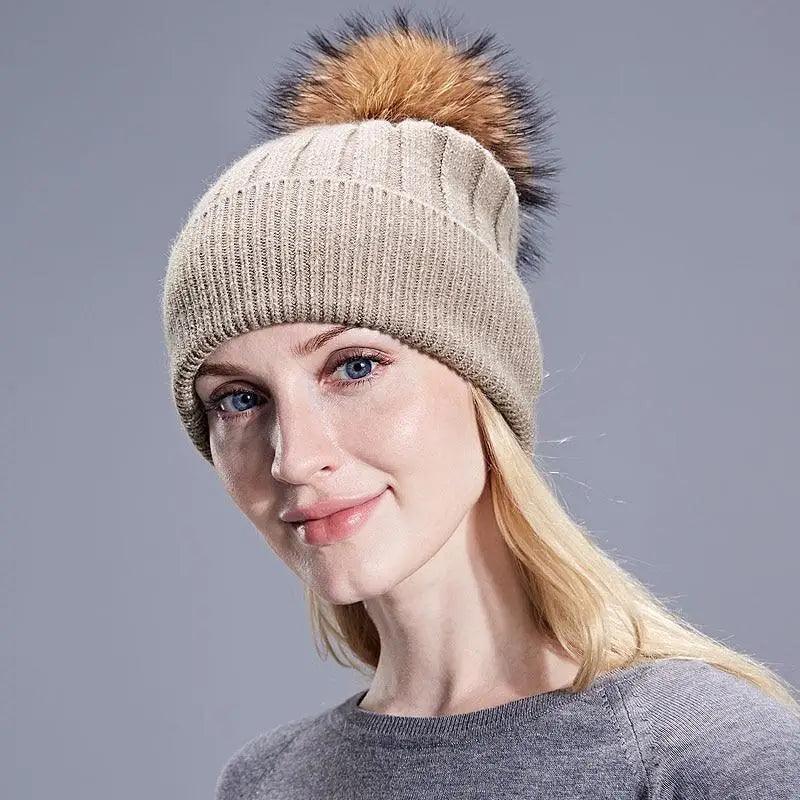 Cute Winter Warm Comfortable Cap Detachable Pom Pom Autumn Super Soft Fashionable Caps For Adults And Kids Stevvex