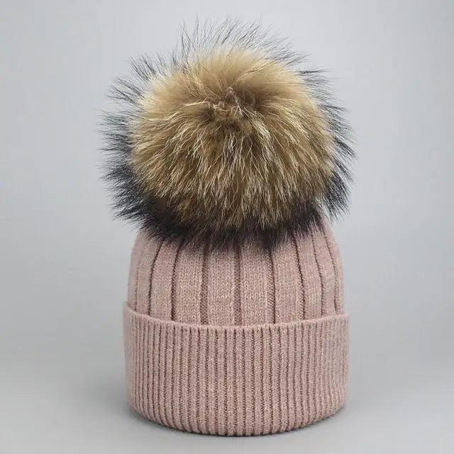 Cute Winter Warm Comfortable Cap Detachable Pom Pom Autumn Super Soft Fashionable Caps For Adults And Kids Stevvex