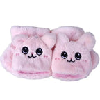 Cute Winter Warm Soft Half Finger Thick One Size Gloves For Women Fashionable Warm Comfortable Stylish Gloves For Girls Stevvex