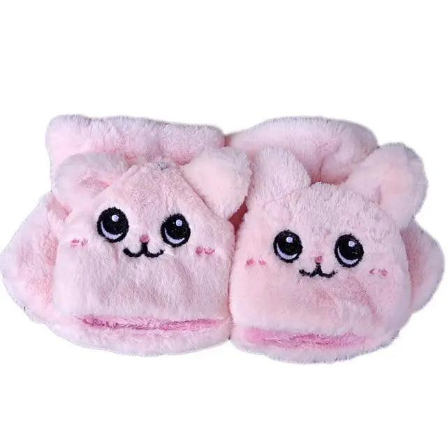 Cute Winter Warm Soft Half Finger Thick One Size Gloves For Women Fashionable Warm Comfortable Stylish Gloves For Girls Stevvex