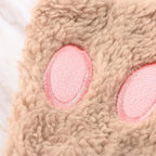 Cute Women Winter 1Pair Warm Fingerless Lovely Gloves Fluffy Colorful Comfortable Gloves For Autumn