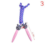 Cute Wood Handle Kids Children Skipping Jump Adjustable Cotton Jump Ropes For Kids Skipping Fitness Rope Wooden Handle Jumping Rope For Children Exercise Workout Activity Stevvex