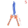 Cute Wood Handle Kids Children Skipping Jump Adjustable Cotton Jump Ropes For Kids Skipping Fitness Rope Wooden Handle Jumping Rope For Children Exercise Workout Activity Stevvex