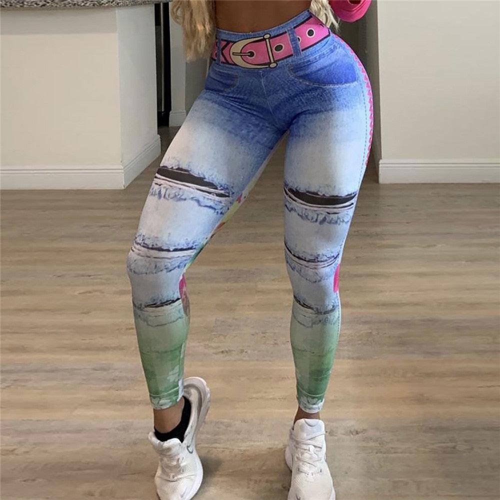 Cute Workout Leggings Women’s Elegant Printed Yoga Leggings Tummy Control Running Pants Telephone 3D Print Women Pants Push Up Running Sports Leggings Slim Pants Female Casual Trousers Modern Fitness Legging Stevvex