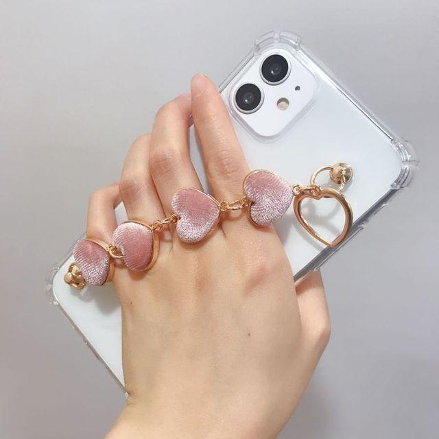 Cute Wrist Strap Butterfly Pendant Phone Case For iPhone 13 12 14Pro Max 8 7 Plus Cases For iPhone 11 Pro Max Elegant Butterfly Theme Transparent Soft Silicone Rubber Phone Case for iPhone Stevvex