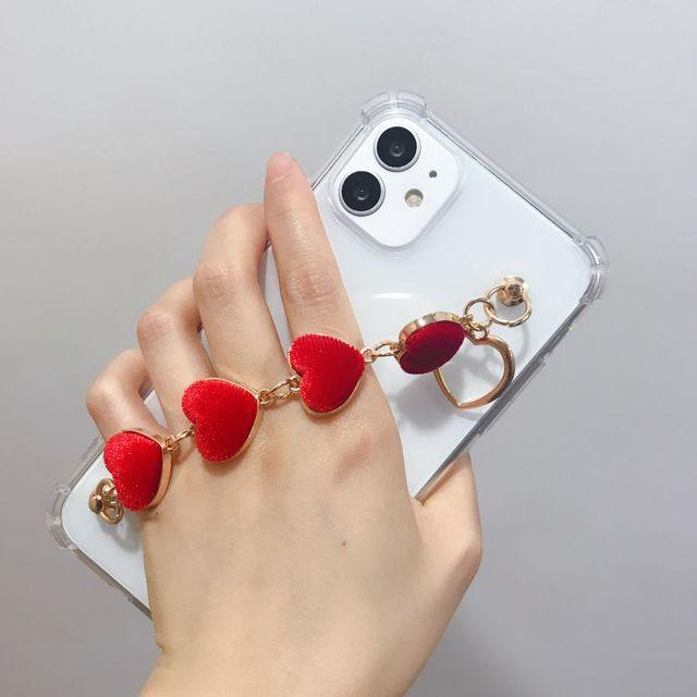 Cute Wrist Strap Butterfly Pendant Phone Case For iPhone 13 12 14Pro Max 8 7 Plus Cases For iPhone 11 Pro Max Elegant Butterfly Theme Transparent Soft Silicone Rubber Phone Case for iPhone Stevvex