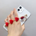 Cute Wrist Strap Butterfly Pendant Phone Case For iPhone 13 12 14Pro Max 8 7 Plus Cases For iPhone 11 Pro Max Elegant Butterfly Theme Transparent Soft Silicone Rubber Phone Case for iPhone Stevvex