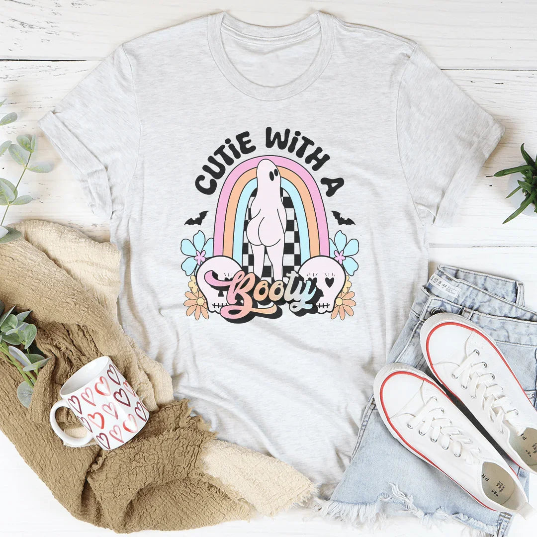 Cutie With A Booty Tee Peachy Sunday