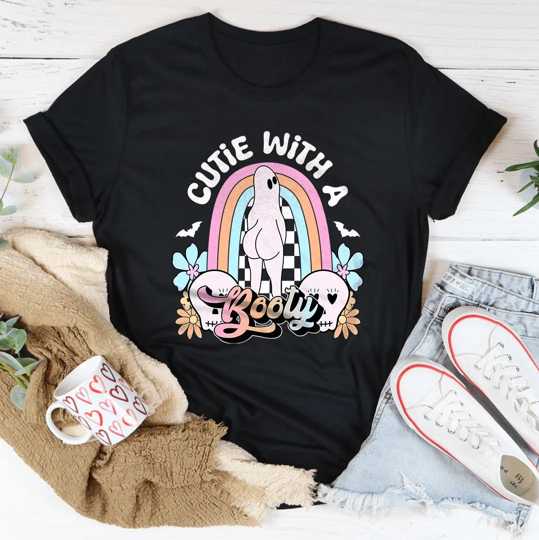 Cutie With A Booty Tee Peachy Sunday