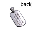 CZ Calvary Dog Tag Necklace KingdomWear