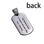 CZ Calvary Dog Tag Necklace KingdomWear