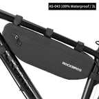 Cycling Bicycle Bags Top Tube Front Frame Bag Waterproof Road  Dirt-resistant Bike Accessories Bags  Bike Frame Bag Waterproof Bike Elegant Design Bag Bicycle Under Top Tube Bag Corner Pouch Storage Bag For Cycling Accessories Stevvex